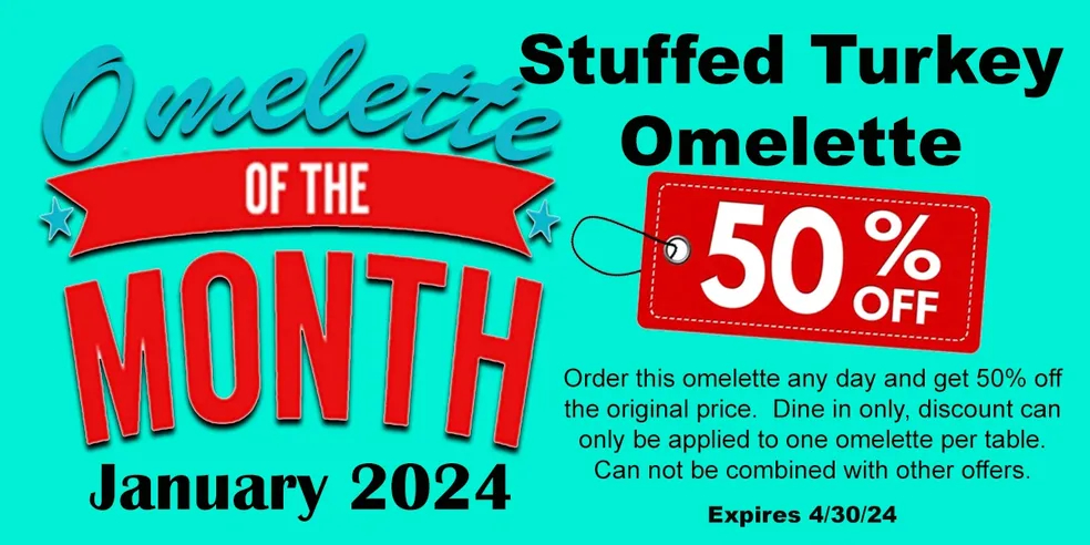 Amy's Omelette House Promotion